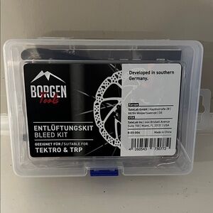 Borgen Tools Bicycle Bleed Kit